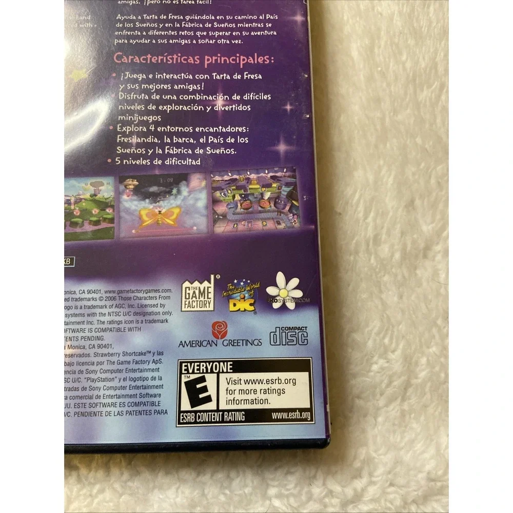 Strawberry Shortcake The Sweet Dreams Game PlayStation 2 CIB Manual Game Factory